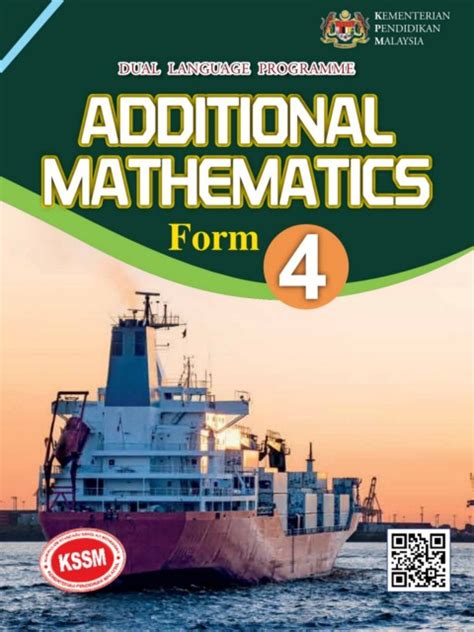 Additional Mathematics Form 5 Kssm Textbook Pdf