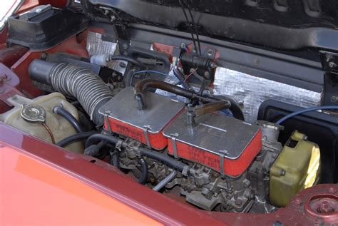 Fiat X19 Engine Engine Of A 1988 Fiat X1 9 Mid Engined Sports Car