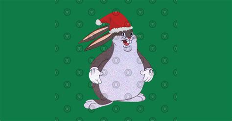 Big Chungus Christmas Edition Dank Memes Big Chungus Tapestry Teepublic