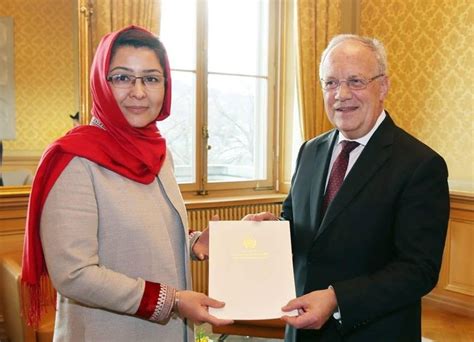 Suraya Dalil Present Credentials As Afghan Ambassador To Switzerland