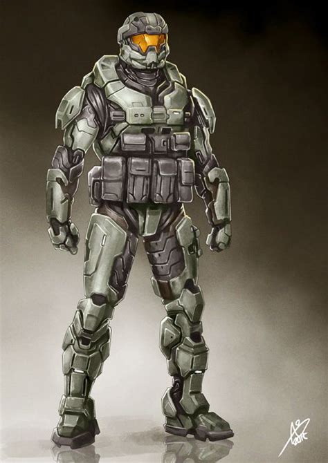 Commission Halo By Aiyeahhs On Deviantart Halo Armor Halo Spartan