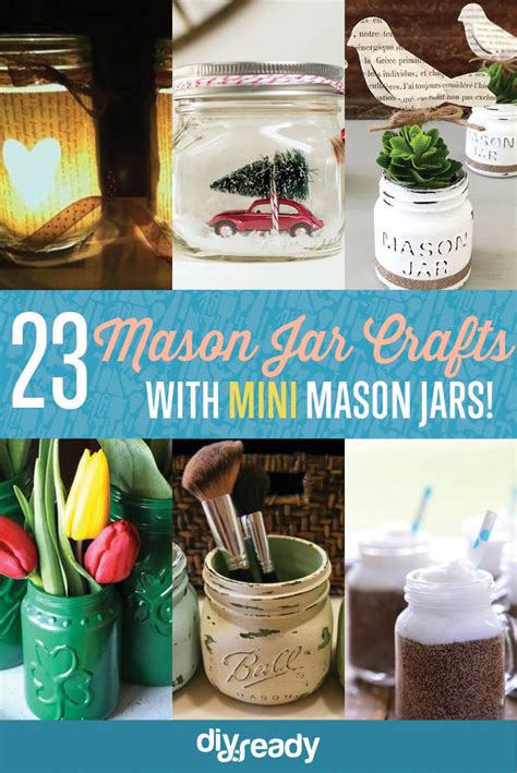 23 Diy Crafts With Mini Mason Jars Diy Ready