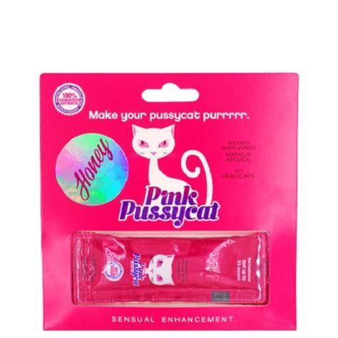 pink pussycat honey packet 15g 12ct down south distro