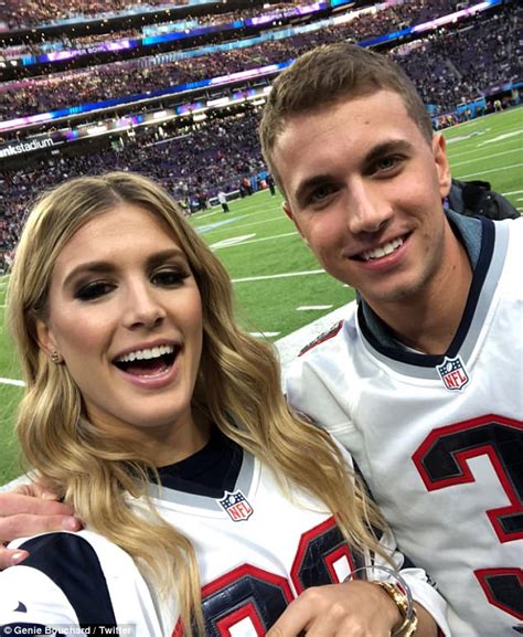 Eugenie Bouchard Reunites With Super Bowl Bet Date Daily Mail Online