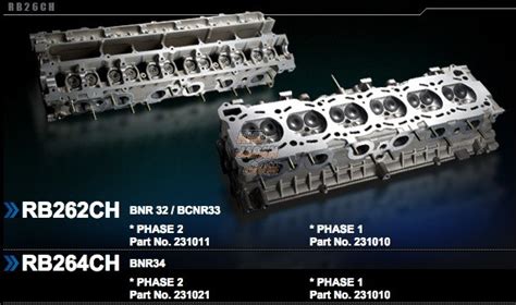Tomei Complete Cylinder Head Phase Ii Rb264ch Bnr32 Bcnr33 Rb26dett