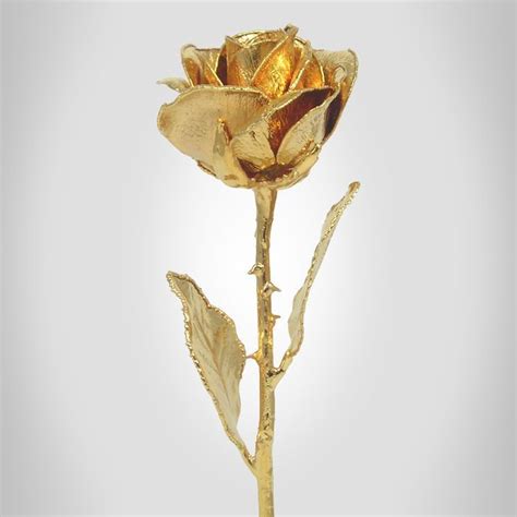 18 Real Rose Dipped In 24k Gold Gold Dipped Rose Rose T Lovely