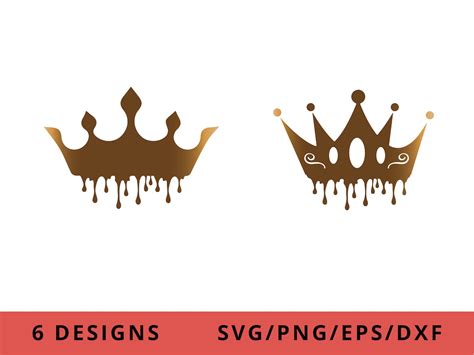Queen And King Svg King Queen With Crown Svg Drip Svg Etsy Images And