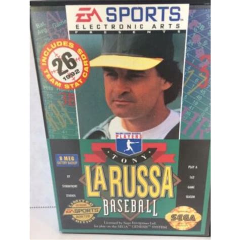 Tony La Russa Baseball Limited Edition Nostalgic Video Games
