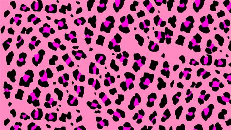 46 Pink Leopard Print Wallpaper