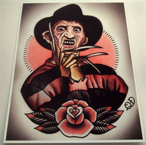 Flash Paintings By Quyen Dinh Horror Movie Tattoos Movie Tattoos