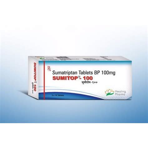 100 Mg Sumatriptan BP Tablets At Rs 175 Stripe Imitrex Tablet In