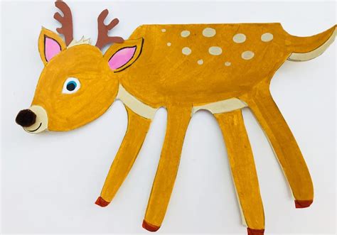 Deer Handprint Christmas Cards Kids Crafts