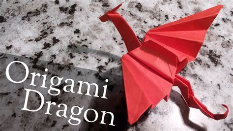 Origami Dragon - easy, step by step tutorial - YouTube