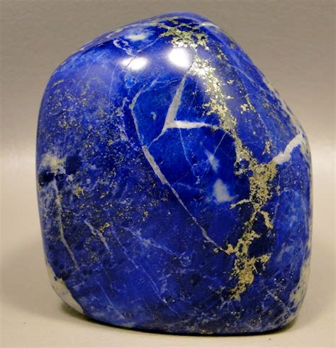 Lapis Lazuli Natural Blue Stone Polished Rock Piece Afghanistan