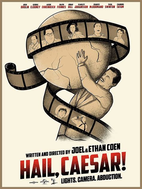 Hail Caesar By Joshua Kelly Home Of The Alternative Movie Poster Hail Caesar Caesar