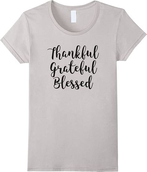 women s relaxed fit thankful grateful blessed inspirational t shirt
