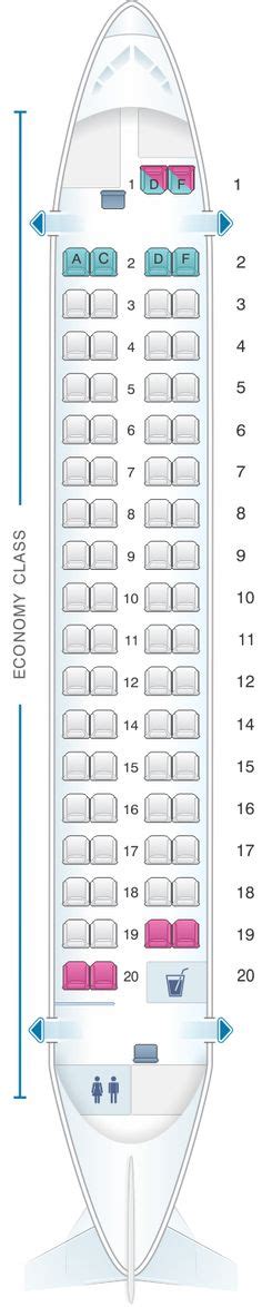 Seat Map And Seating Chart Airbus A320 200 Royal Jordanian Alaska