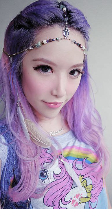 Pastel Goth Styles † Pastel Goth Fashion Purple Hair Style
