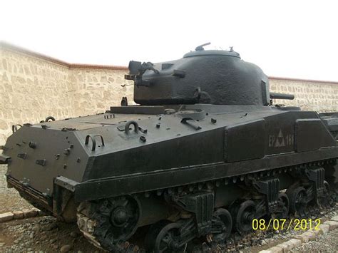Filesherman Tank Preserved At Real Felipe Callao Peru Ep 161 Rear