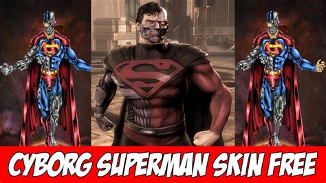 Injustice Gods Among Us Cyborg Superman Skin Free Youtube
