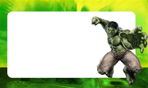 Etiqueta Escolar Hulk 2 Fazendo A Nossa Festa Em 2020 Hulk Festas