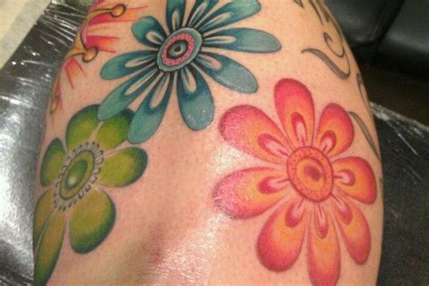 Pin By Heather Holland On Ink Hippie Flower Tattoos Hippie Tattoo Tattoos