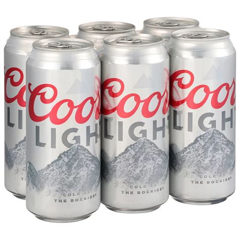Coors Light Beer 16 Oz Cans Shop Beer And Wine At H E B