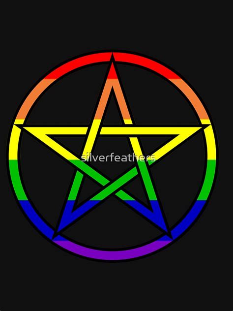 Pride Gay And Pagan T Shirt By Silverfeathers Redbubble