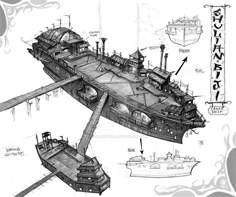 Battle Ship By Howlinhyena On Deviantart