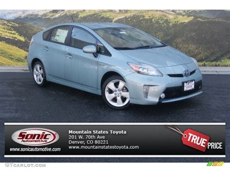 Photos exterior photos interior photos colors 360 interior 360 exterior. 2015 Sea Glass Pearl Toyota Prius Five Hybrid #97824199 | GTCarLot.com - Car Color Galleries