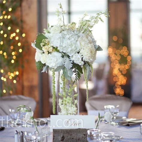 White Floral Centerpieces