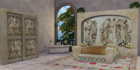 Sssvitlans “ The Roman Collection By The Shed Sims 4 • Julius Bed