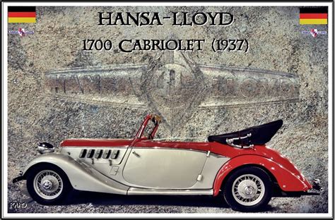 Hansa Lloyd 1700 Cabriolet 1937 Cabriolets Lloyd Moto Car