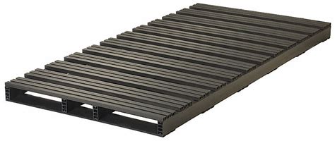 Grainger Approved 2 Way Stackable Recycled Pvc Pallet 96 Inl X 48 Inw