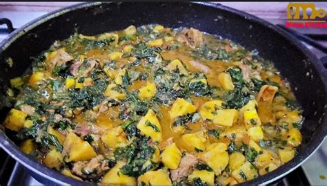 My Special Unripe Plantain Porridge With Oil And Vegetable Blend Pics And Video Food Nigeria