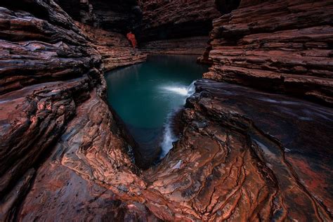At The Base Of A 25 Billion Year Old Gorge Kermits Pool Karijini