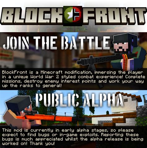 Blockfront Minecraft Ww2 Minecraft Mod