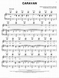 Caravan sheet music for voice, piano or guitar (PDF-interactive)
