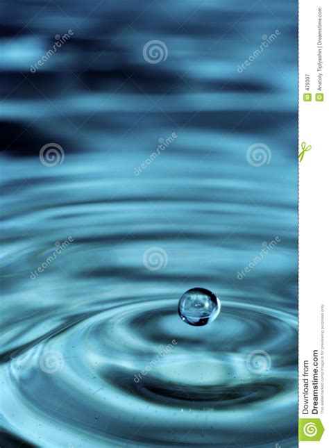 Abstract Water Drop Stock Image Image Of Sphere Abstraction 479307