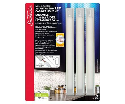 With its integrated motion sensor, simply hold hand underneath the panel to dim or to turn on and off. Rapid Review: Sunbeam Ultra Slim under cabinet LED light ...