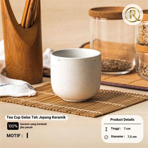 Jual Japanese Style Ceramic Tea Cup Gelas Teh Jepang Keramik Shopee