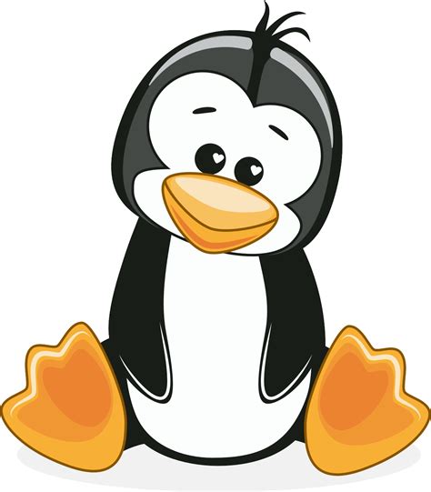 Penguin Cartoon Clip Art Vector Cartoon Penguin Png Download 1229