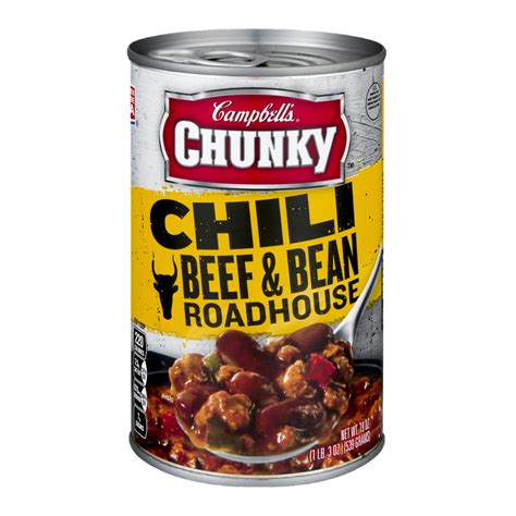 Campbells Chunky Chili Beef With Bean Roadhouse 19oz Can Garden Grocer