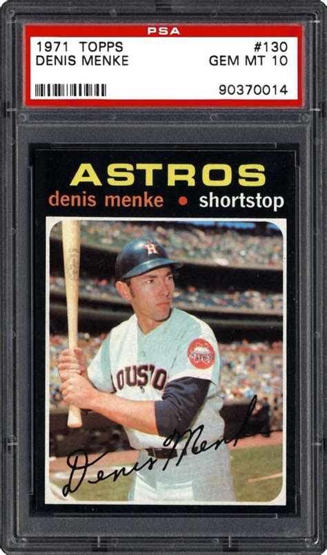 Auction Prices Realized Baseball Cards 1971 Topps Denis Menke