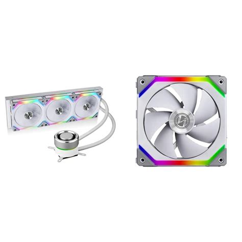 Lian Li Galahad Aio Rgb Uni Fan Sl Edition White Dual Mm