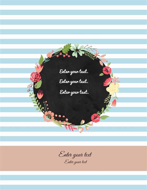 Free Binder Cover Templates Customize Online And Print At Home Free