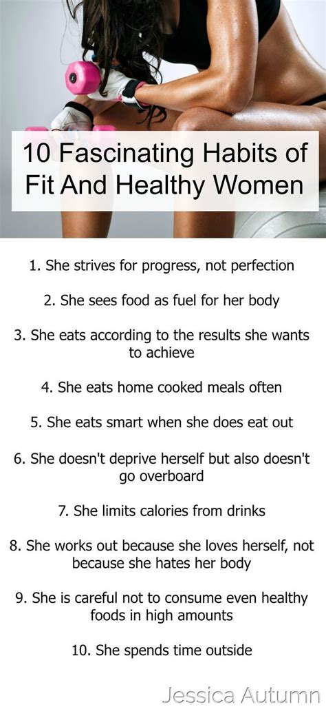 10 Fascinating Habits Of Fit And Healthy Women Healthy Women Fitness
