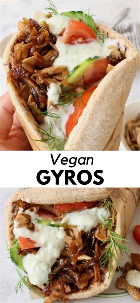 Vegan Gyros Recipe Recipe Vegan Dinner Recipes Vegan Gyros Recipe