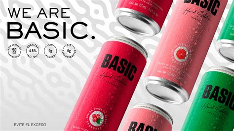 The drink will initially be available in select cities in latin america. Lanzan BASIC, una nueva bebida hard seltzer con 4.5% gr de ...