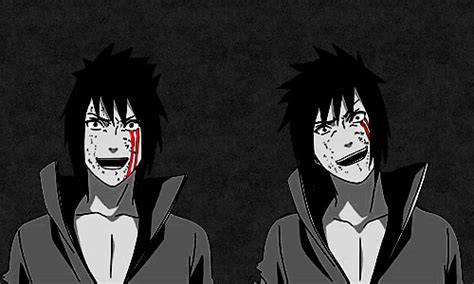 Sasuke Crazy Face And Naruto Anime 97631 On